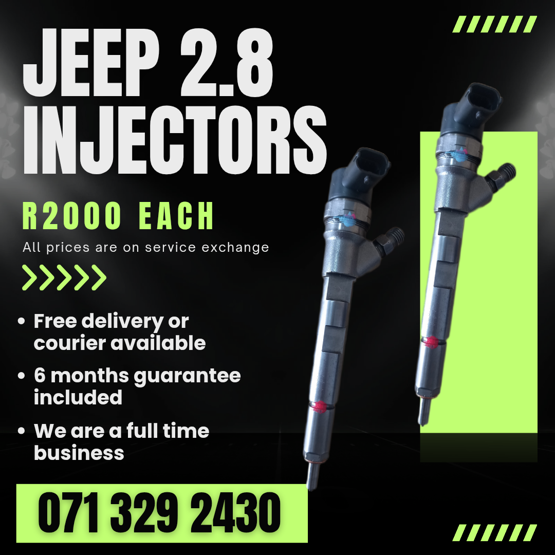JEEP 2.8 INJECTORS FOR SALE WITH WARRANTY - Private Seller JEEP 2.8 INJECTORS FOR SALE WITH WARRANTY - Private Seller