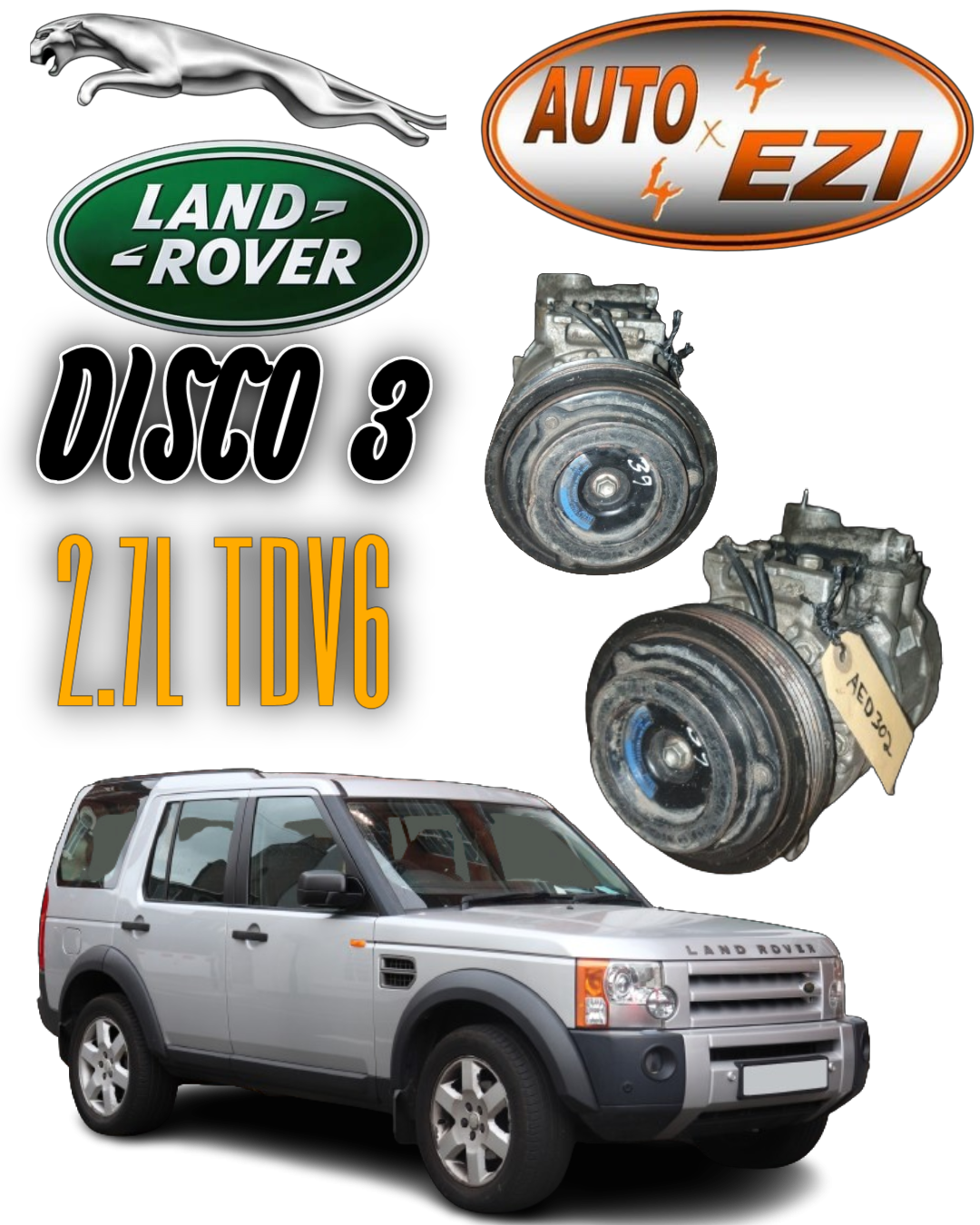 LAND ROVER DISCOVERY 3 2.7L TDV6 AIRCON PUMP - Private Seller