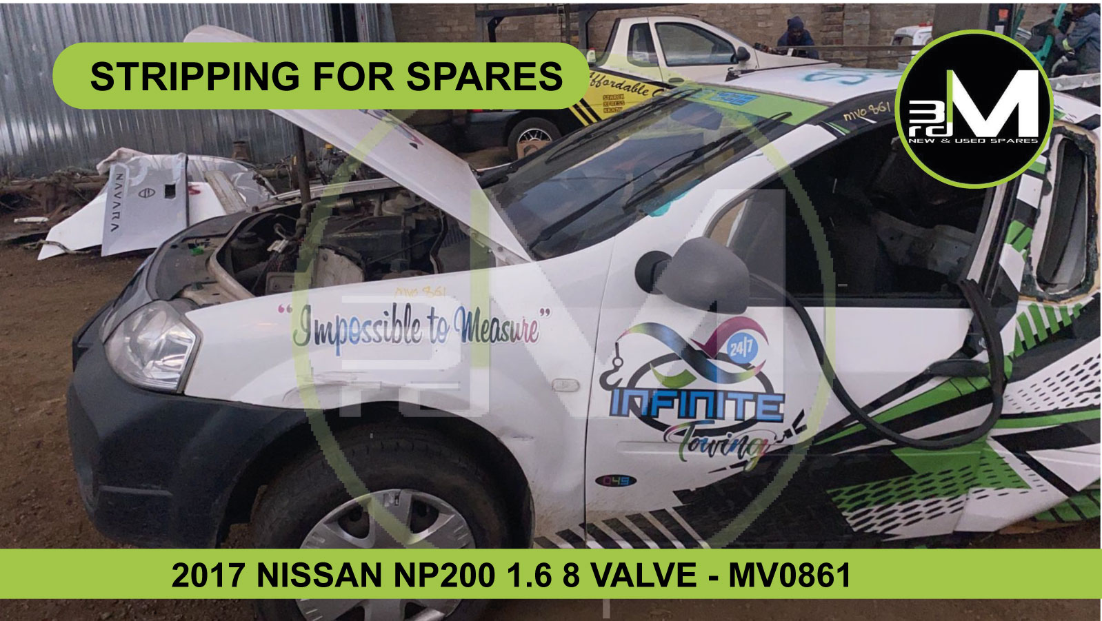2017 NISSAN NP200 1.6 8 VALVE (STRIPPING FOR PARTS) - Private Seller 2017 NISSAN NP200 1.6 8 VALVE (STRIPPING FOR PARTS) - Private Seller