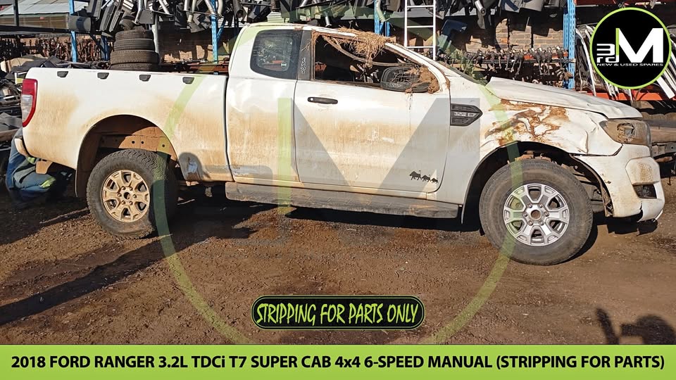 2018 FORD RANGER 3.2 TDCi 4×2 XLT Hi-RIDER DOUBLE CAB (STRIPPING FOR PARTS)