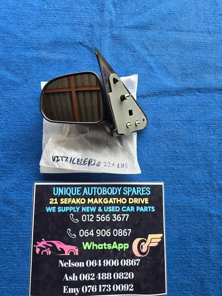 Toyota Vitz / Suzuki Celerio Left Side Mirror - Private Seller Toyota Vitz / Suzuki Celerio Left Side Mirror - Private Seller