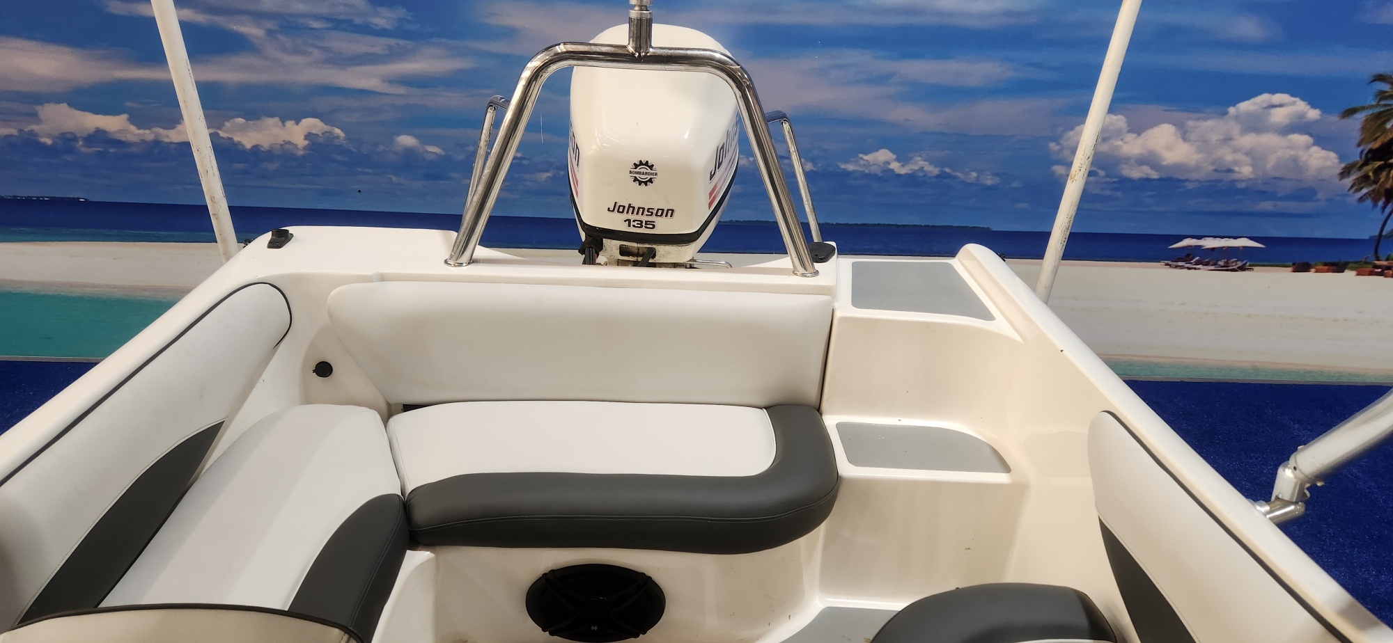 CLASSIC 170 ON TRAILER 135 HP JOHNSON V4