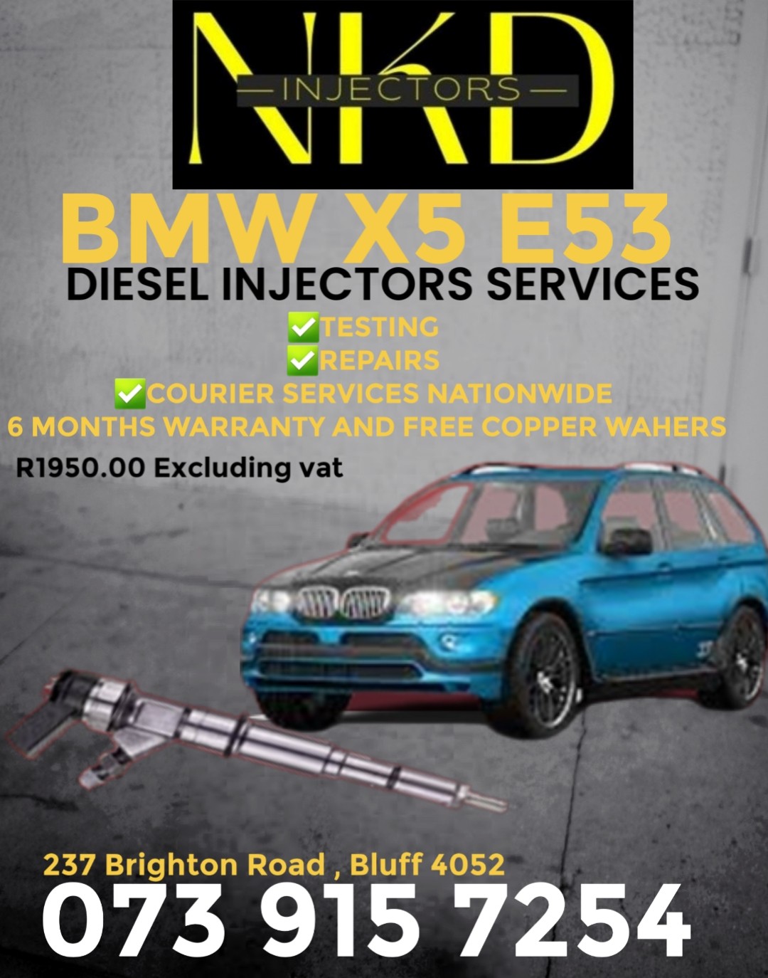 BMW X5 E53 INJECTORS HARD START, EXCESS SMOKE AND LOST OF POWER WE ASSIST - Private Seller BMW X5 E53 INJECTORS HARD START, EXCESS SMOKE AND LOST OF POWER WE ASSIST - Private Seller