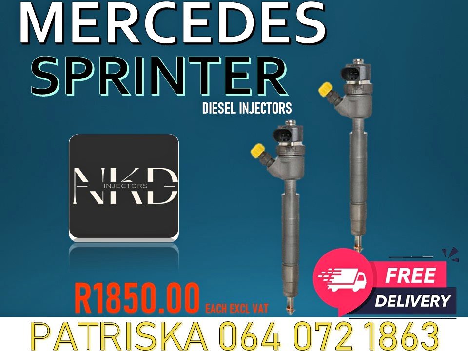QUALITY DIESEL INJECTORS FOR SALE ,TESTED AND GUARANTEED FOR MERCEDES SPRINTER
