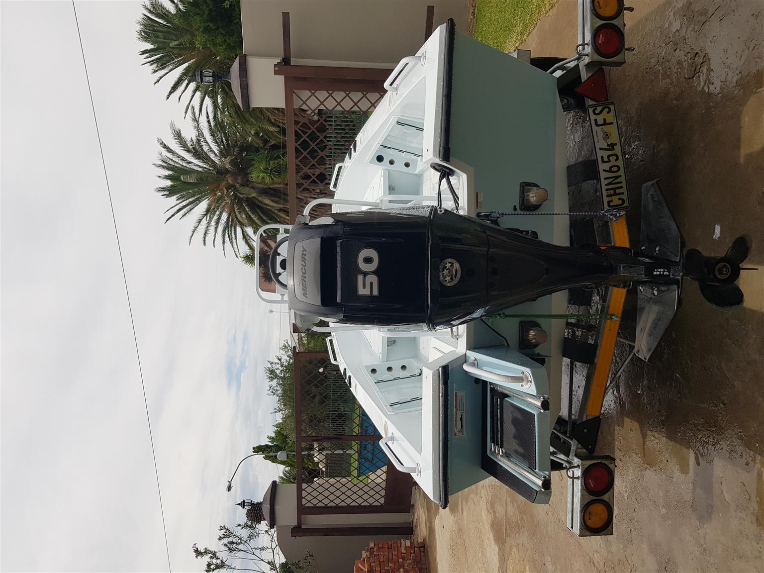Baystar 14 boat for sale it is like new with 50hp Mercury with EFI all in as new