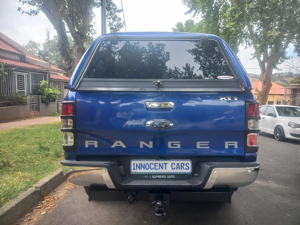 2018 FORD RANGER C-CAB 3.2 XLT DIESEL, AUTOMATIC 4X4, BLUE COLOR, MILEAGE
