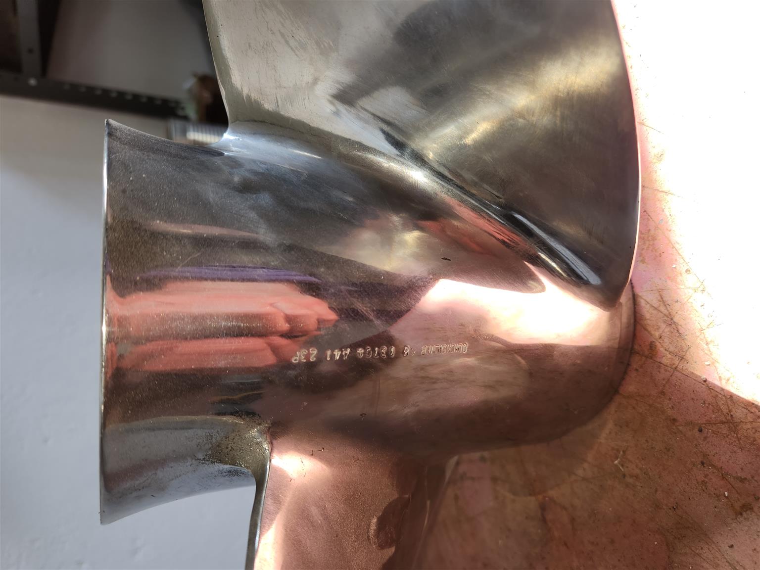 23 Pitch Mirage Quicksilver Stainless Steel Prop for Sale