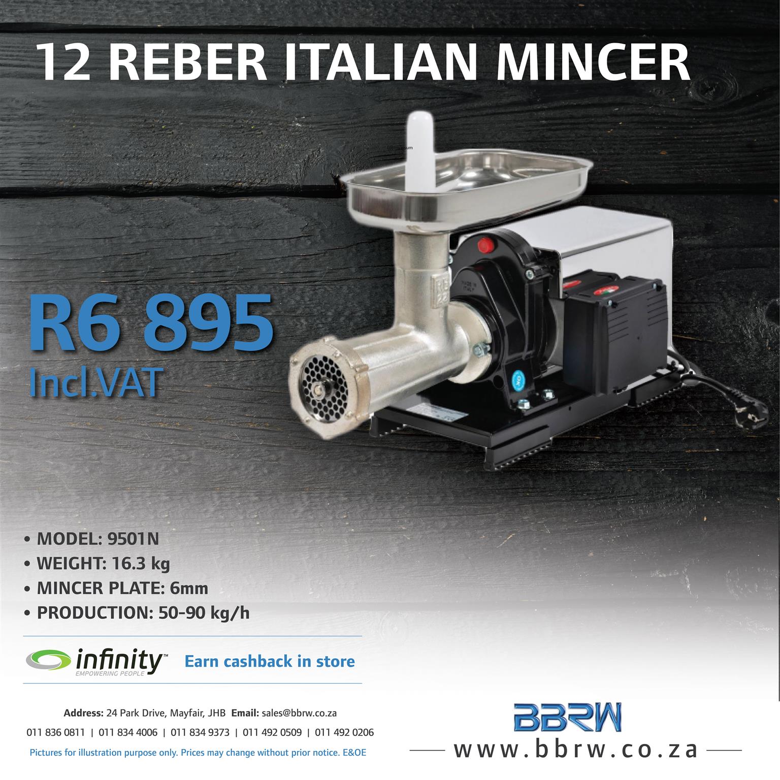BBRW SPECIAL - Italian Reber Mincers 