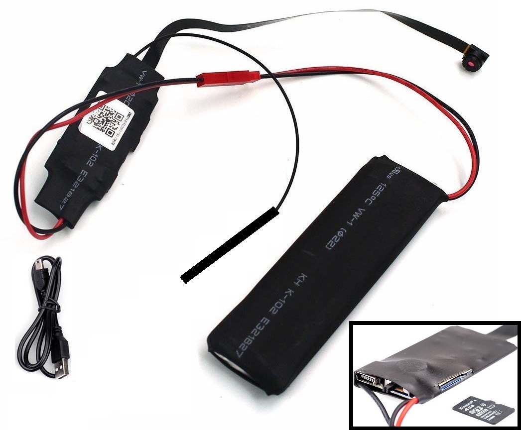 Wearable Mini WiFi Hidden Spy Camera HD Video Recorder Motion Sensor & More. NEW