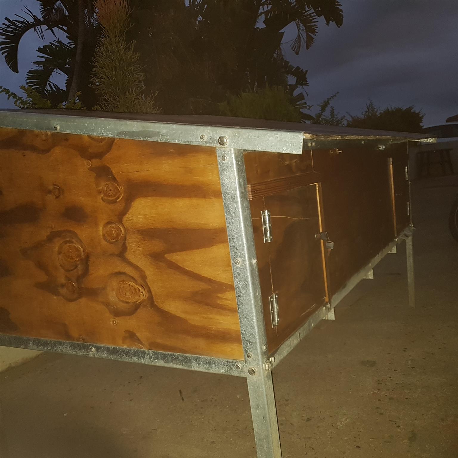 Solar powered chicken coop 