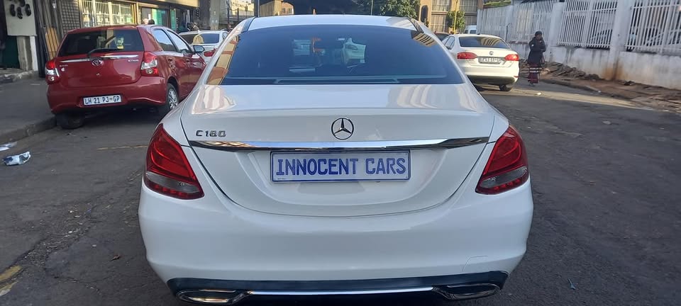 2014 MODEL MERCEDES-BENZ C180 AUTOMATIC WHITE PETROL USED