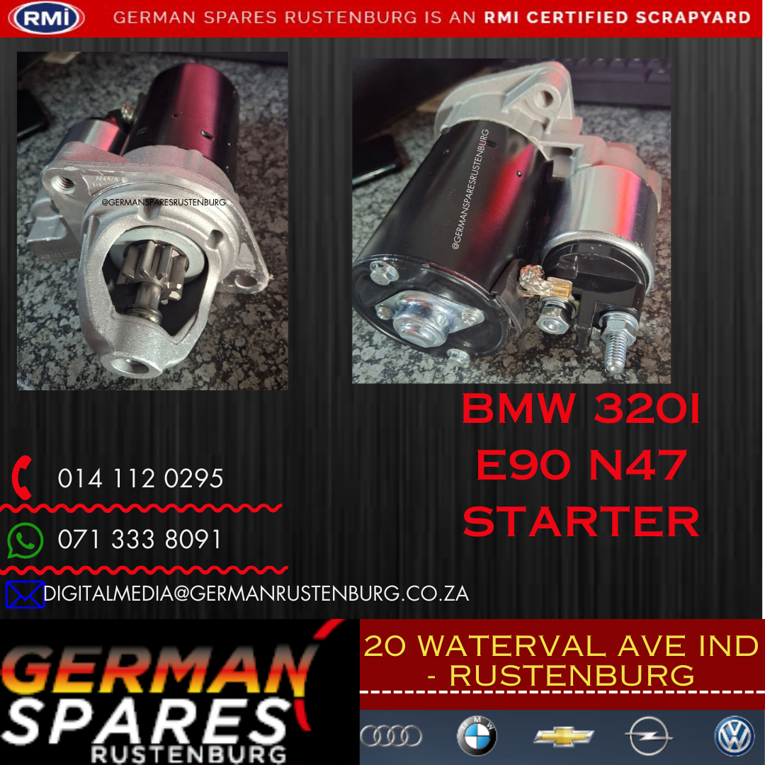 Bmw 320i E90 N47 Starter For Sale. - Private Seller Bmw 320i E90 N47 Starter For Sale. - Private Seller