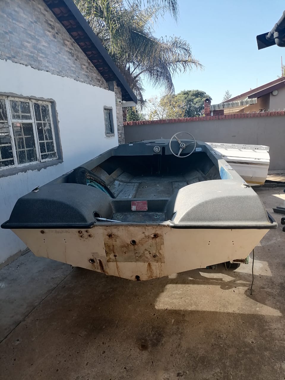 Boat and trailer