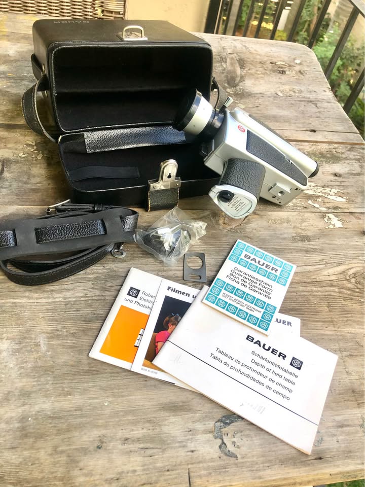 Step into Classic Cinematography: Vintage Bauer C3 Super Movie Camera - Never been used