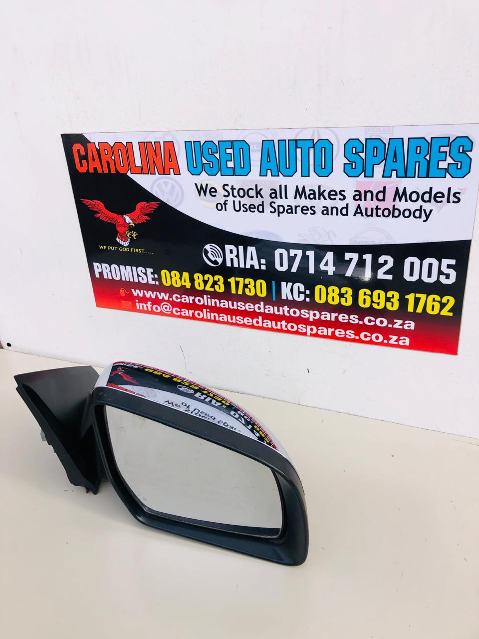 Mazda BT50 right side electronic mirror with chrome cover - Private Seller Mazda BT50 right side electronic mirror with chrome cover - Private Seller