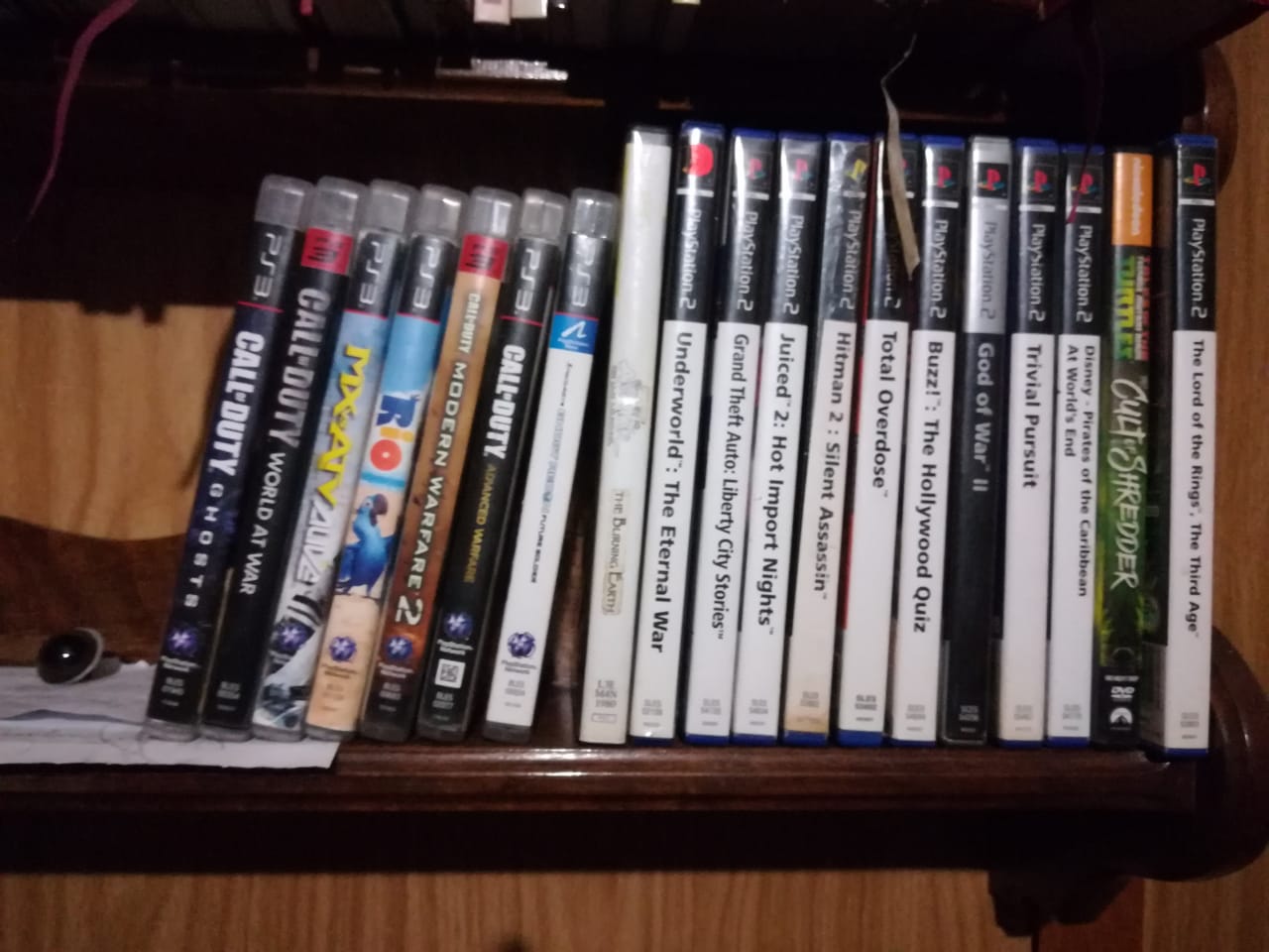 Playstation 2 and 3 with games