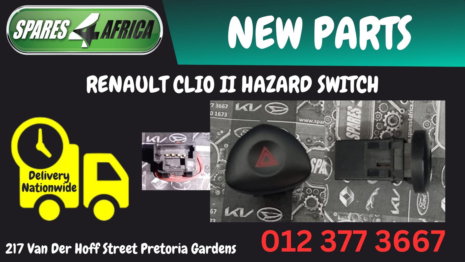 RENAULT CLIO II HAZARD SWITCH – BRAND NEW - Private Seller RENAULT CLIO II HAZARD SWITCH – BRAND NEW - Private Seller