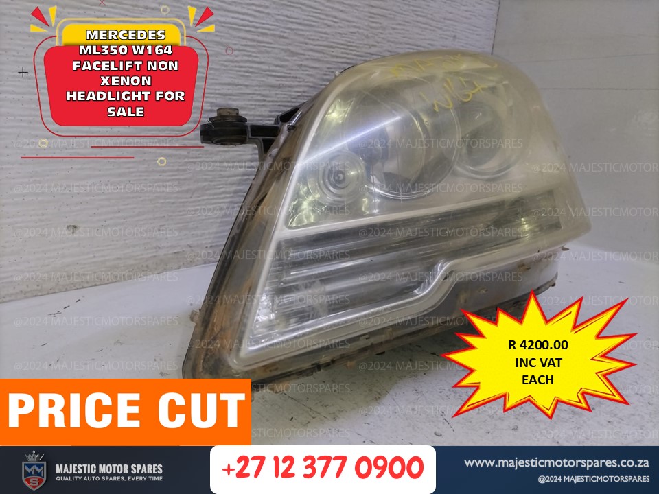 mercedes ml350 w164 facelift non-xenon headlight for sale