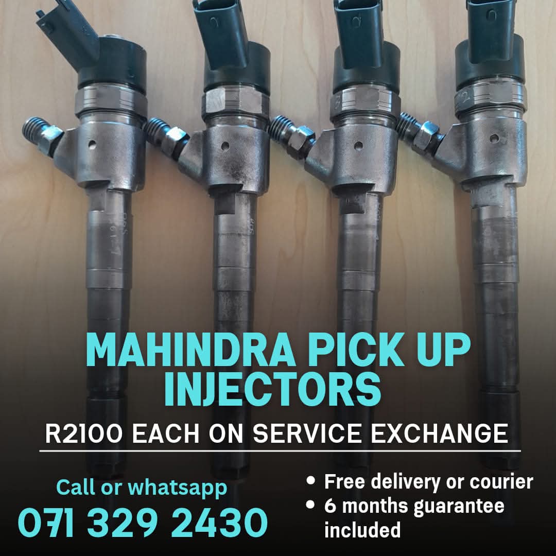 MAHINDRA PICK UP INJECTORS FOR SALE WITH WARRANTY - Private Seller MAHINDRA PICK UP INJECTORS FOR SALE WITH WARRANTY - Private Seller