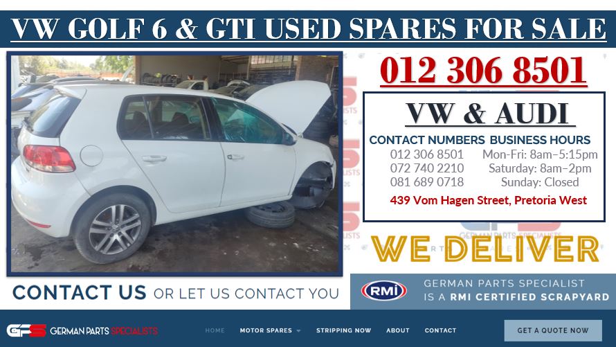 VW GOLF 6 & GTI USED SPARES FOR SALE - Private Seller VW GOLF 6 & GTI USED SPARES FOR SALE - Private Seller