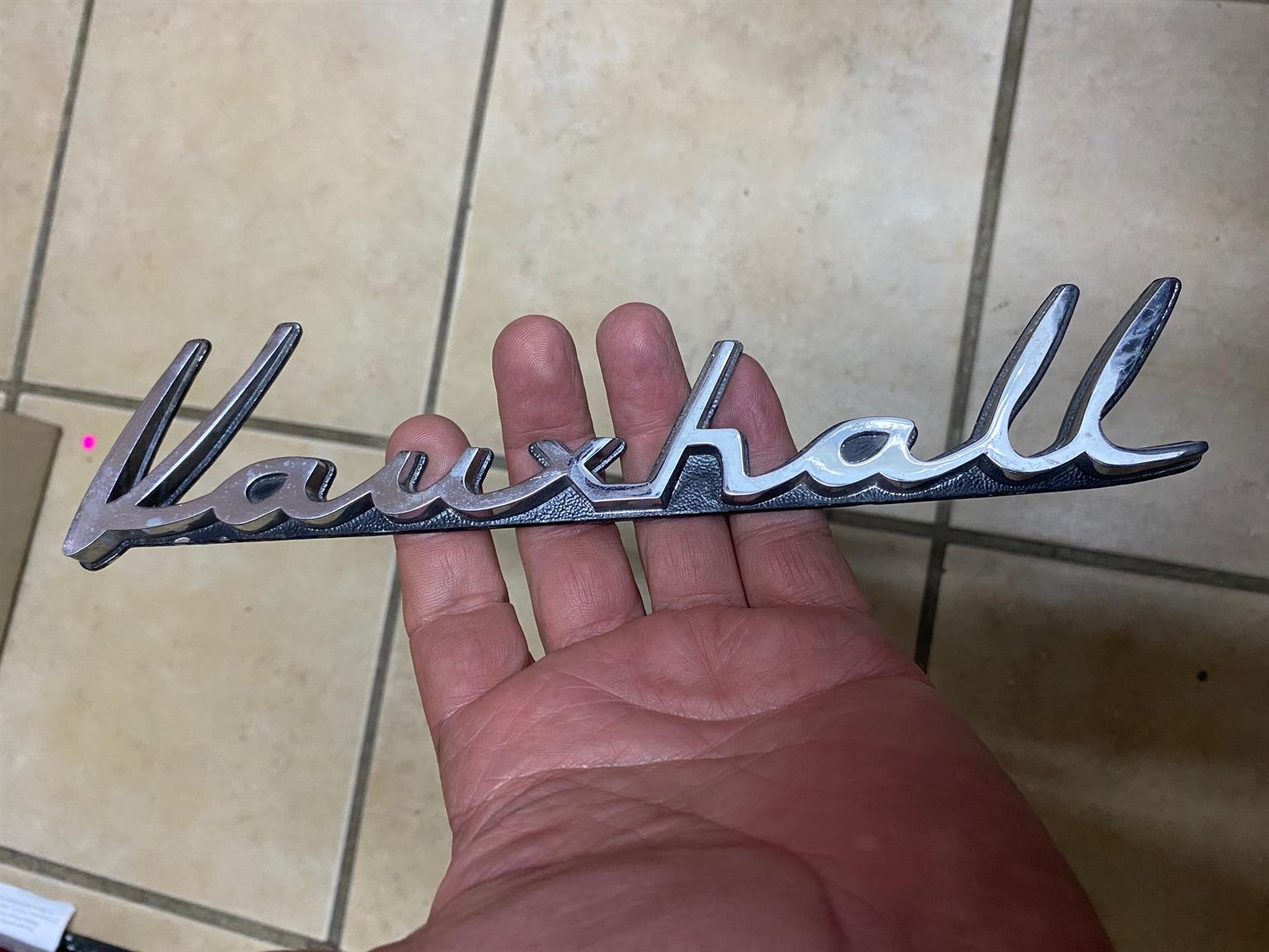 Vauxhall Badge emblem decal motive Opel Cast metal - Private Seller Vauxhall Badge emblem decal motive Opel Cast metal - Private Seller