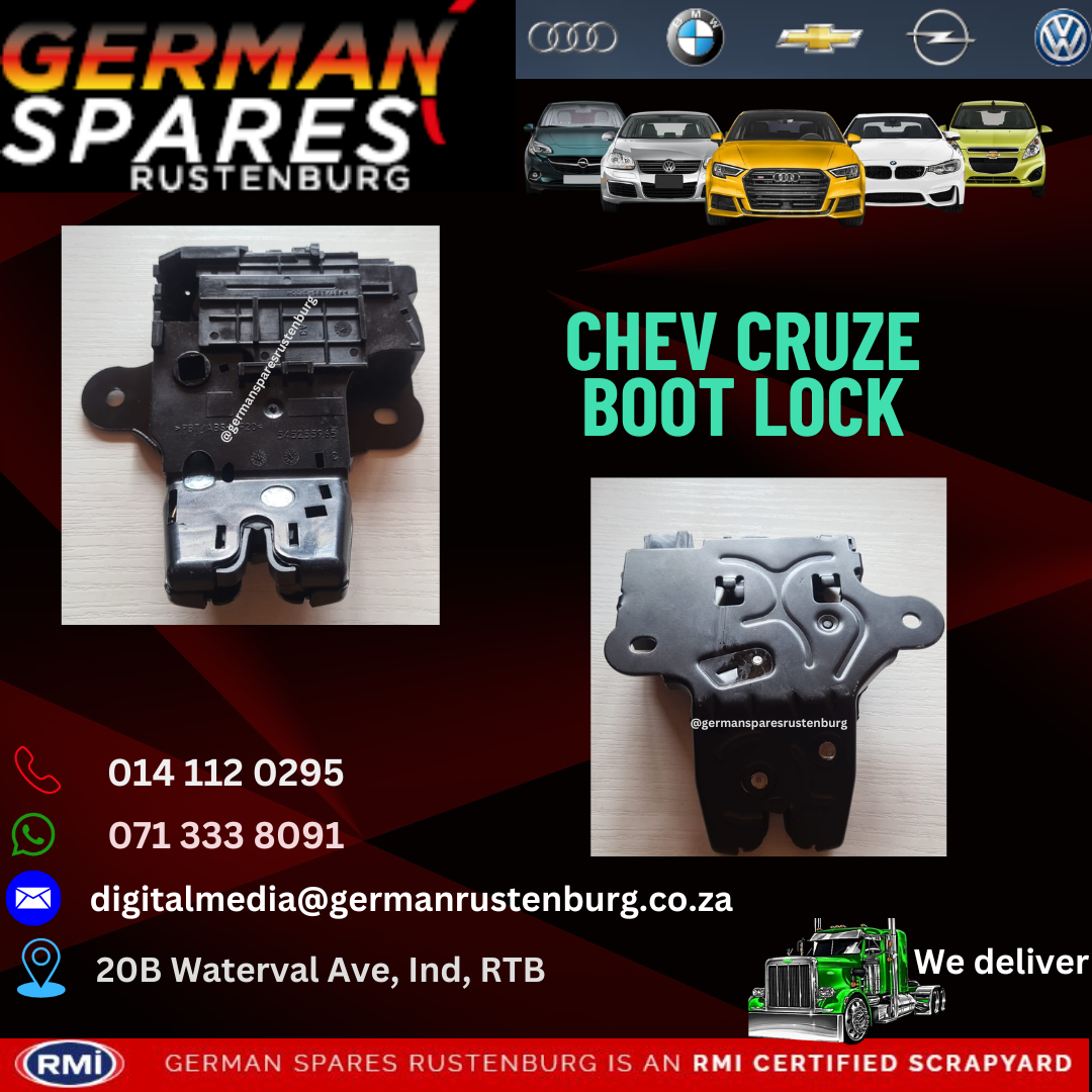 New Chev Cruze Boot Lock - Private Seller