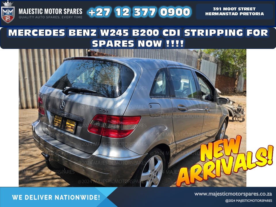 2007 Mercedes Benz B200 CDI (Diesel) – Stripping for Used Spares - Private Seller 2007 Mercedes Benz B200 CDI (Diesel) – Stripping for Used Spares - Private Seller