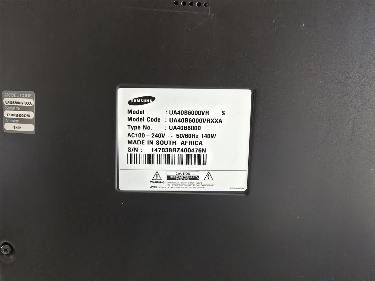 Samsung 40 inch Full HD TV – Clean, Working Condition