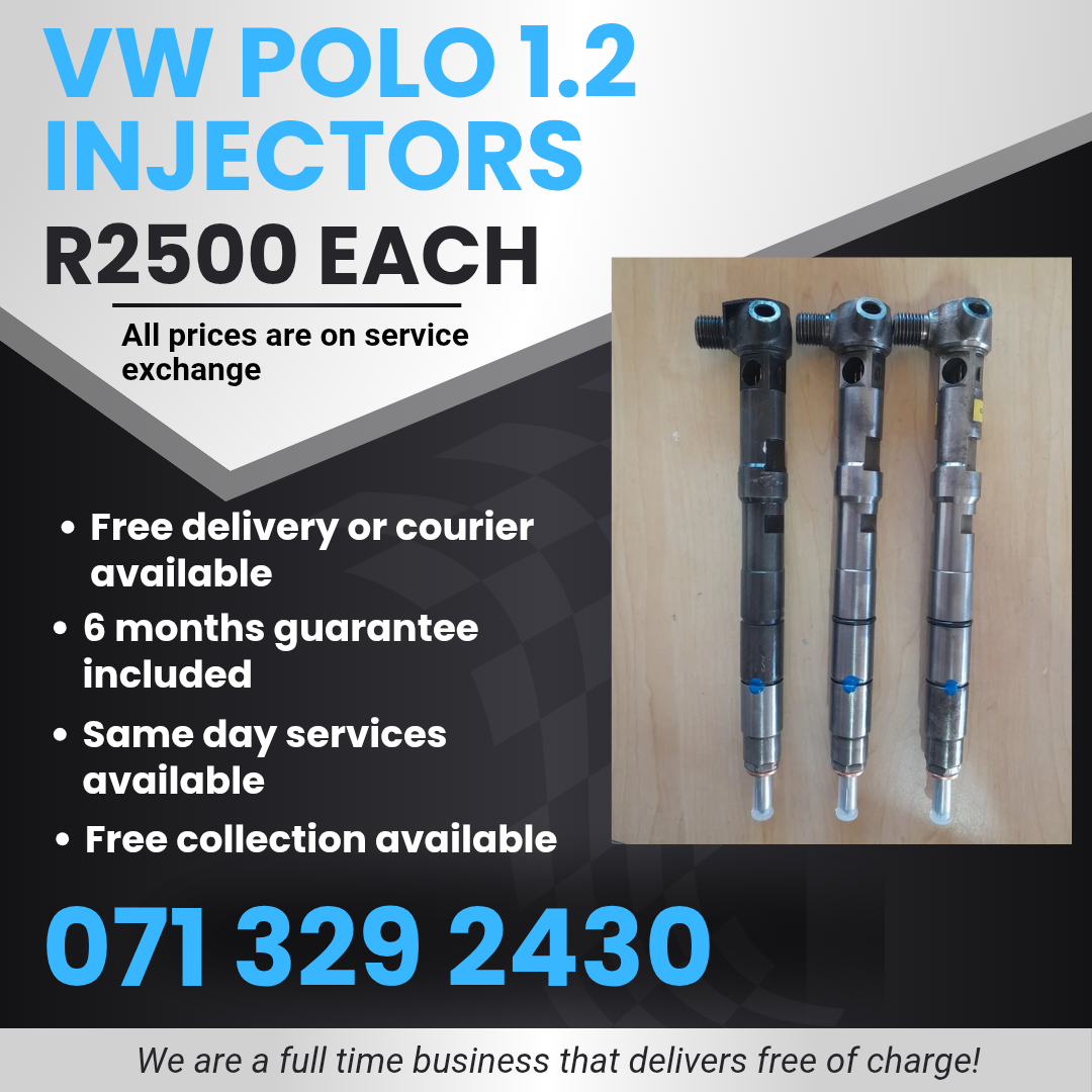 VW POLO 1.2 DIESEL INJECTORS FOR SALE WITH WARRANTY - Private Seller VW POLO 1.2 DIESEL INJECTORS FOR SALE WITH WARRANTY - Private Seller