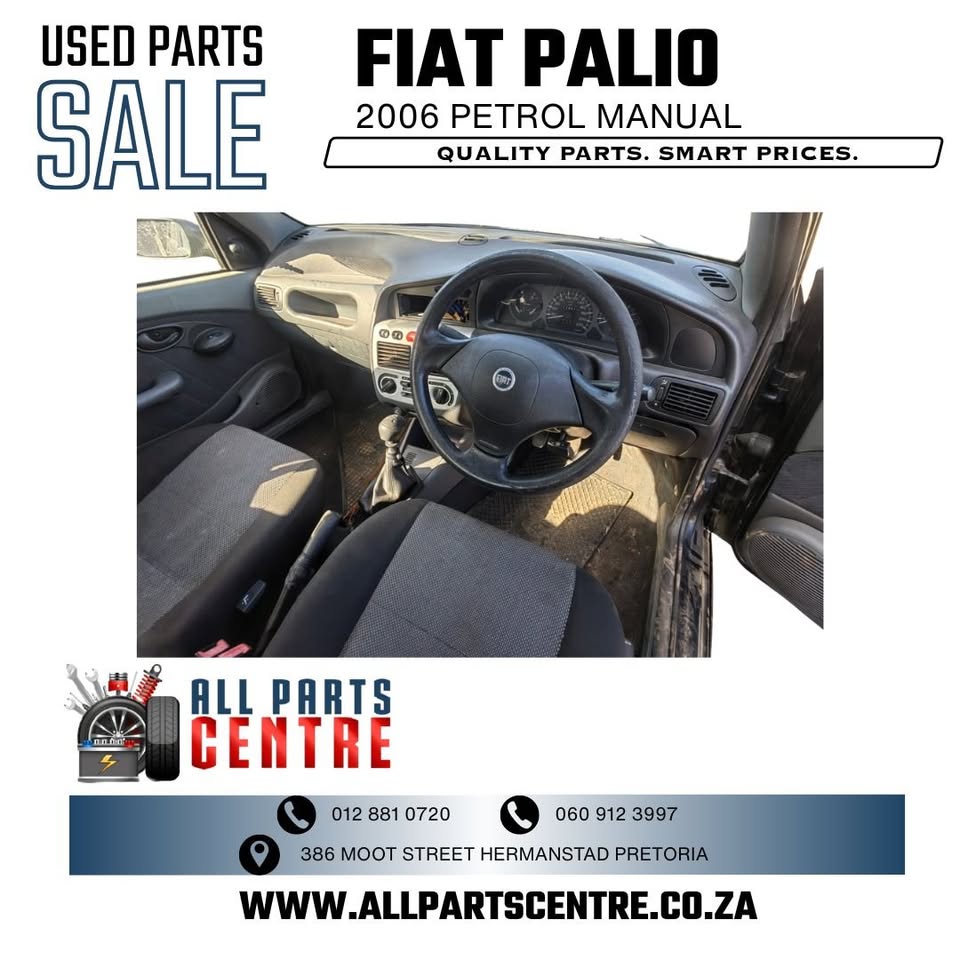 Stripping for spares – Fiat Palio 2006 petrol manual 178B - Private Seller Stripping for spares – Fiat Palio 2006 petrol manual 178B - Private Seller