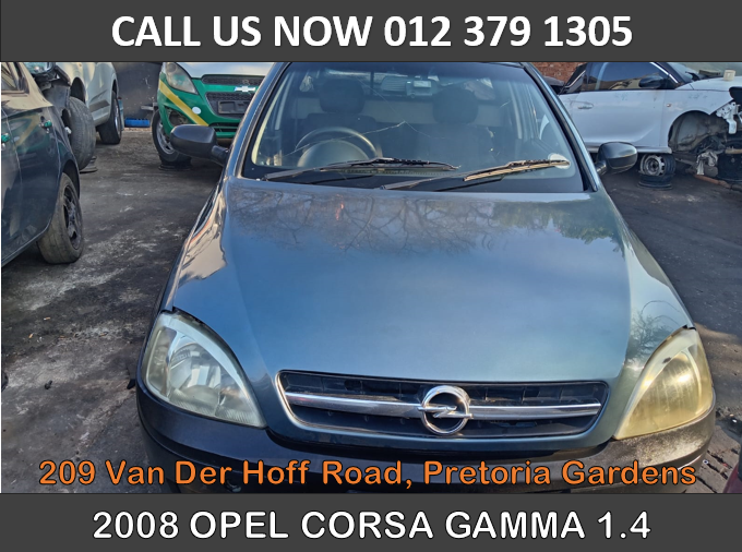 2008 OPEL CORSA GAMMA 1.4 SPARES FOR SALE - Private Seller 2008 OPEL CORSA GAMMA 1.4 SPARES FOR SALE - Private Seller