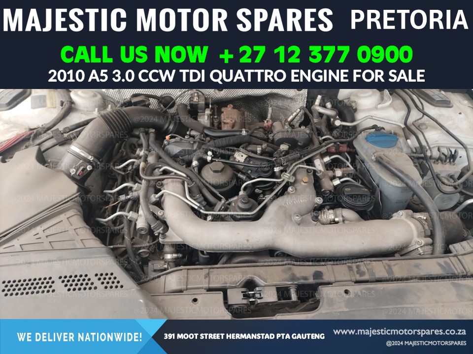 Audi A5 3.0 TDI CCW Engine for Sale – Pre-Owned Audi A5 3.0 TDI CCW Engine for Sale – Pre-Owned