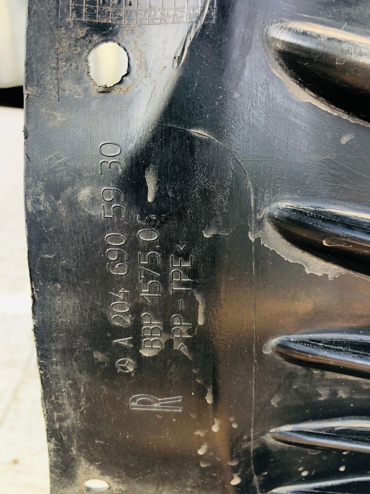 Mercedes Benz W204 right front half fender liner - Private Seller Mercedes Benz W204 right front half fender liner - Private Seller