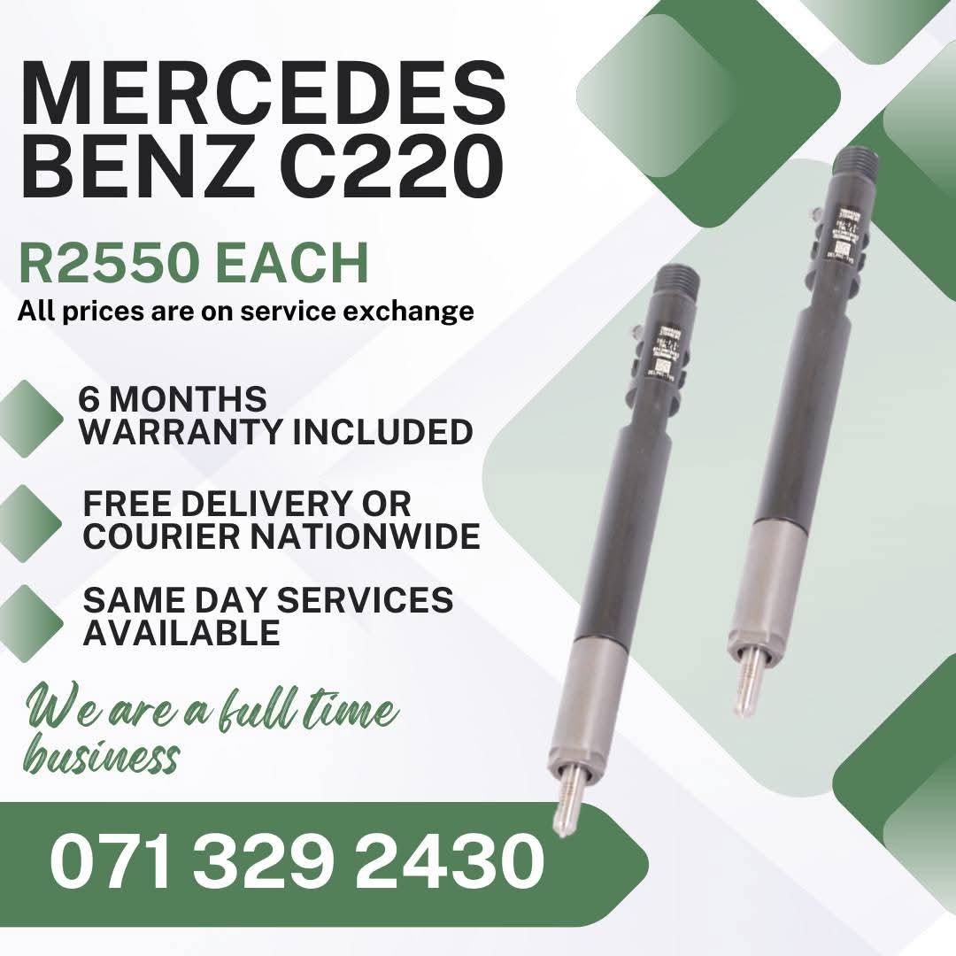 MERCEDES BENZ C220 INJECTORS FOR SALE WITH WARRANTY - Private Seller MERCEDES BENZ C220 INJECTORS FOR SALE WITH WARRANTY - Private Seller