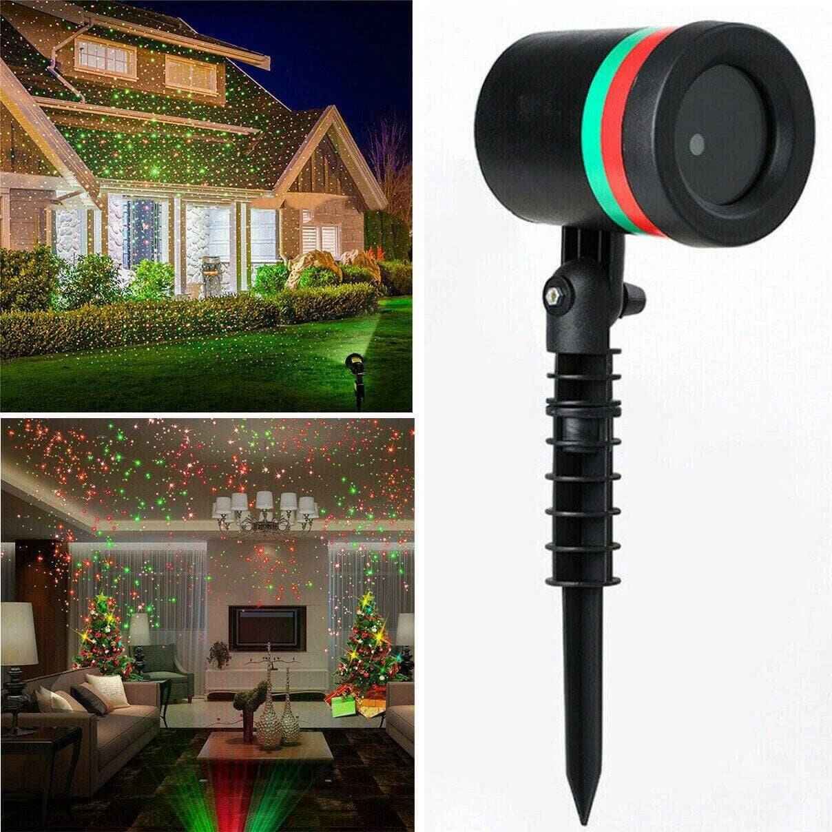 Laser Stage Disco Party Holographic Light Projector, Landscape Garden Outdoor