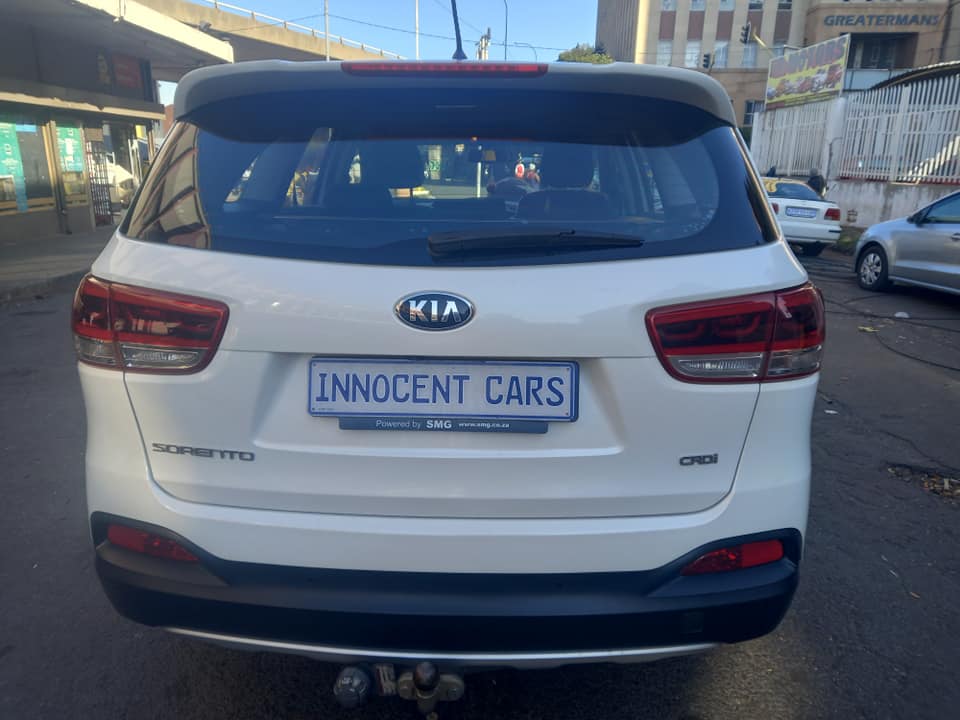2016 KIA SORENTO 2.4 CRDI DIESEL, AUTOMATIC, WHITE COLOR, MILEAGE