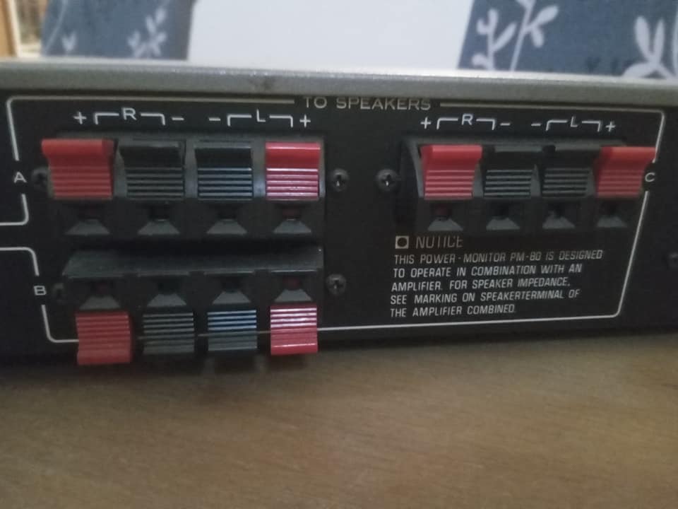 Kenwood PM80 power monitor and speaker selector