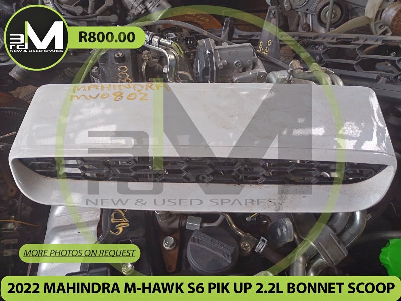 2022 MAHINDRA M HAWK S6 PIK UP 2.2L BONNET SCOOP MV0802