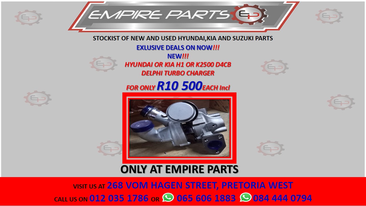 HYUNDAI OR KIA H1 OR K2500 D4CB DELPHI TURBO CHARGER - Private Seller