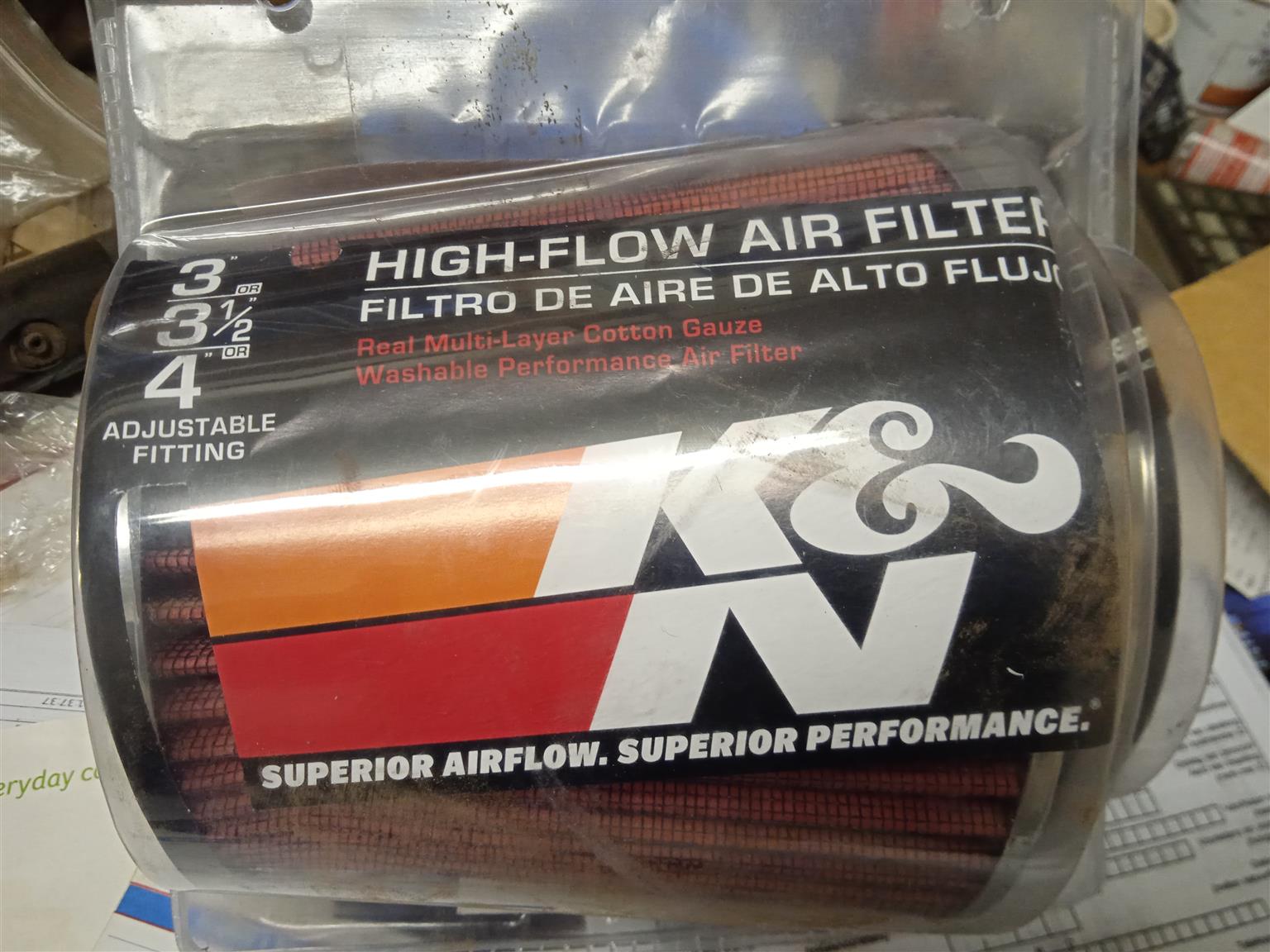 Cone Racing Air filter K & N Brandnew Cone Racing Air filter K & N Brandnew