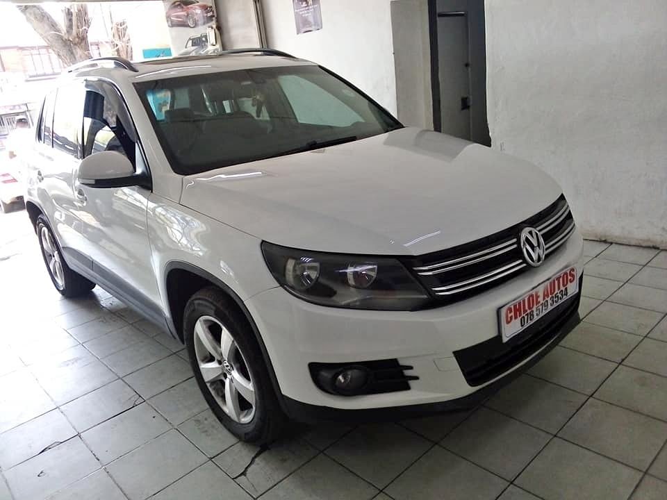 2013 VW TIGUAN TSI 1.4 MANUAL PETROL SUNROOF WHITE COLOR 88,000KM