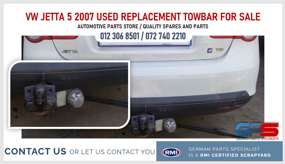 VW Jetta 5 2007 used replacement towbar for sale - Private Seller VW Jetta 5 2007 used replacement towbar for sale - Private Seller