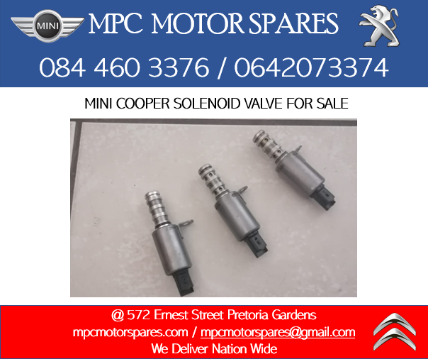 MINI COOPER SOLENOID VALVE FOR SALE - Private Seller MINI COOPER SOLENOID VALVE FOR SALE - Private Seller