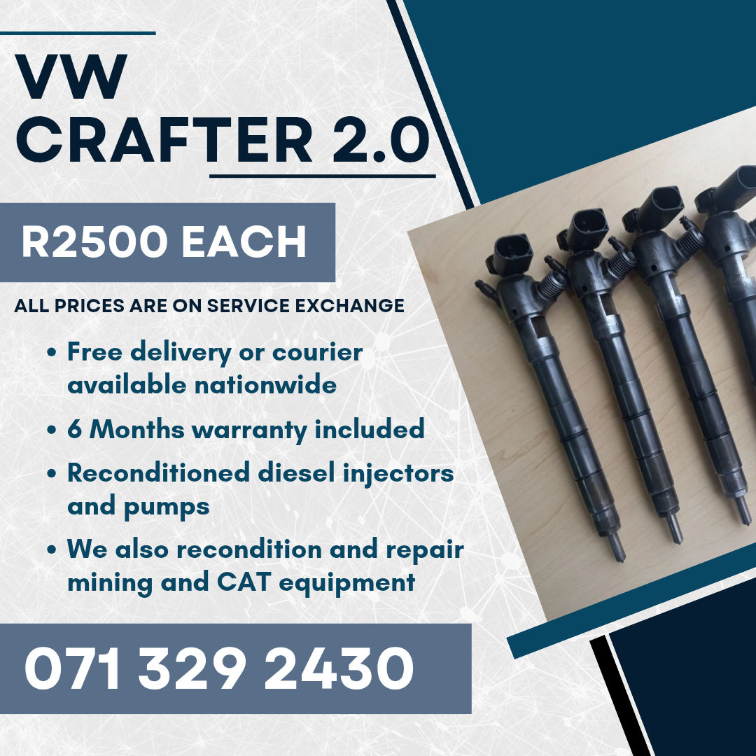 VW CRAFTER 2.0 INJECTORS FOR SALE WITH WARRANTY INCLUDED - Private Seller VW CRAFTER 2.0 INJECTORS FOR SALE WITH WARRANTY INCLUDED - Private Seller