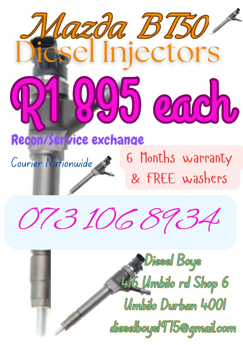 Mazda BT50 DIESEL INJECTORS - Private Seller