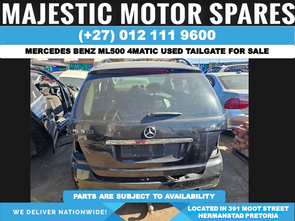 Mercedes Benz ML500 4matic used tailgate - Blue - Private Seller Mercedes Benz ML500 4matic used tailgate - Blue - Private Seller