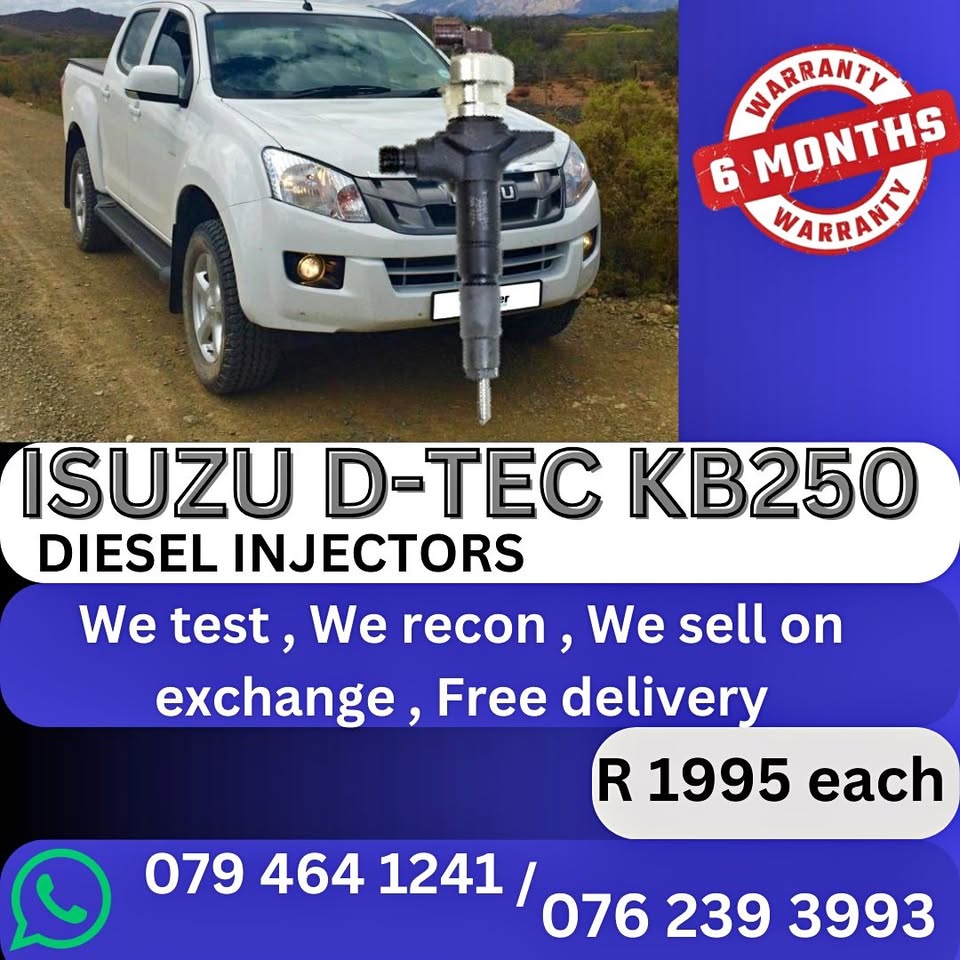 ISUZU D-TEC KB250 DIESEL INJECTORS - Private Seller ISUZU D-TEC KB250 DIESEL INJECTORS - Private Seller