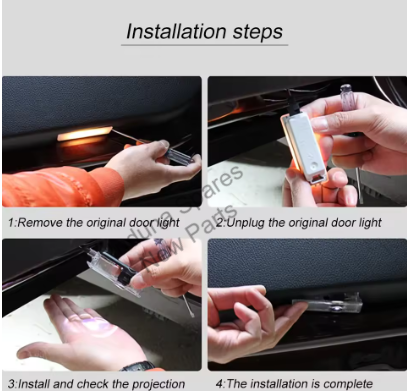 Jaguar LED Door Ghost Shadow Projector Lights - Private Seller