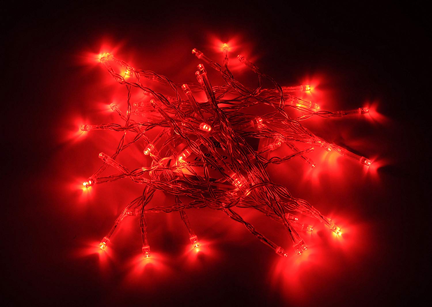 red led string lights