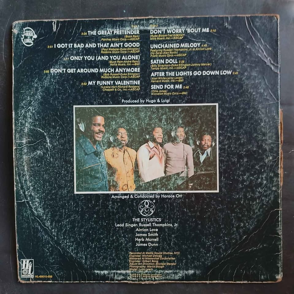 The Stylistics - Once Upon A Juke Box LP Record